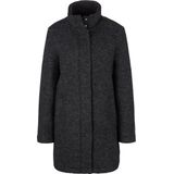 TOM TAILOR Boucle Coat - Dames Jas - Zwart - Bouclé - Slim Fit