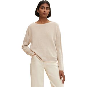 Klassieke Trui - Fijn Gestructureerd - Contrasterende Zoom - Biologisch Katoen