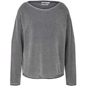 Tom Tailor Dames trui KNIT STRUCTURE regular fit Grijs S Volwassenen