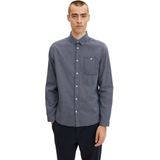Tom Tailor - 1032342 Overhemd - Blauw - Katoen