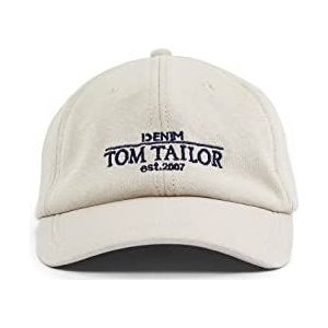 TOM TAILOR Denim Dames Logo Cap 1033075, 30026 - Cloud Grey, ONESIZE