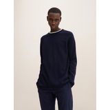 Tom Tailor, Heren, Truien, Blauw, Maat: XL Katoen,