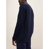 Tom Tailor, Heren, Truien, Blauw, Maat: XL Katoen,