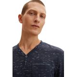 Tom Tailor - Longsleeve - Gemêleerd - V-hals - Driekwart Mouwen