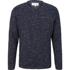 Tom Tailor - Longsleeve - Gemêleerd - V-hals - Driekwart Mouwen