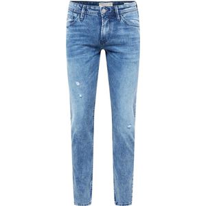 TOM TAILOR - Piers Slim - Jeans - Destroyed Light Stone Blue Denim