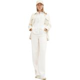 Tom Tailor - POPLIN - Blouse - Wit - Katoen/Polyamide/Elastaan - Relaxed Fit