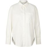 Tom Tailor - POPLIN - Blouse - Wit - Katoen/Polyamide/Elastaan - Relaxed Fit