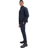 TOM TAILOR - Casual Biker Jacket - Heren Jas - Zwart - Polyester - Regular Fit