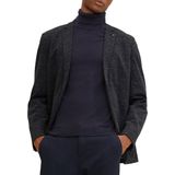 Tom Tailor - Casual Jersey Blazer - Blauw - Polyester/Viscose/Katoen/Elasthan
