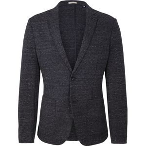 Tom Tailor - Casual Jersey Blazer - Blauw - Polyester/Viscose/Katoen/Elasthan