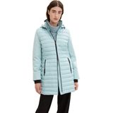 TOM TAILOR Hybrid Coat - Dames Jas - Zwart - Gerecycled Polyester - Regular Fit