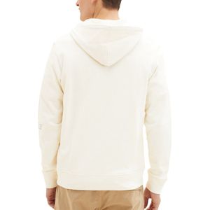 Tom Tailor - Vest met Capuchon - Heren - Beige - Katoen - 1035573