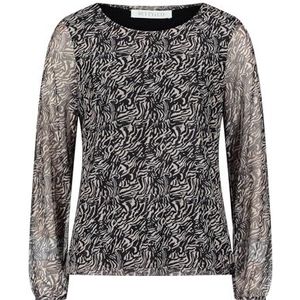 Betty & Co, Dames, Blouses & Shirts, Zwart, Maat: S