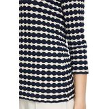 Betty Barclay Dames longsleeve blauw (Maat: 36) - Halslijn: Ronde hals,