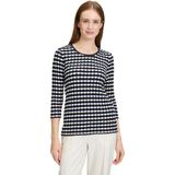 Betty Barclay Dames longsleeve blauw (Maat: 36) - Halslijn: Ronde hals,