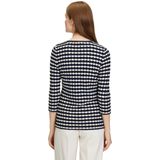 Betty Barclay Dames longsleeve blauw (Maat: 36) - Halslijn: Ronde hals,