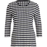Betty Barclay Dames longsleeve blauw (Maat: 36) - Halslijn: Ronde hals,