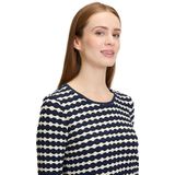 Betty Barclay Dames longsleeve blauw (Maat: 36) - Halslijn: Ronde hals,