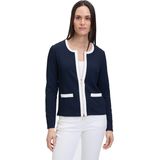 Betty Barclay Vest blauw (Maat: 36) - Effen - Halslijn: Ronde hals,