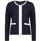 Betty Barclay Vest blauw (Maat: 36) - Effen - Halslijn: Ronde hals,