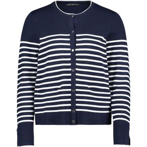 Betty Barclay - Basic Cardigan - Streep - Ronde Halslijn - Lange Mouwen