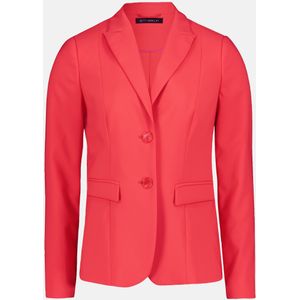 Betty Barclay - Klassieke Getailleerde Blazer - Rood - Leer