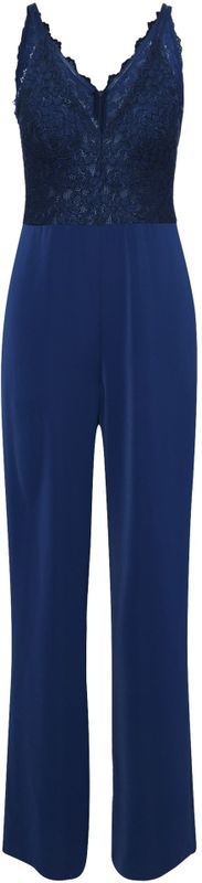Vera Mont - Kanten Jumpsuit - Blauw - Dames