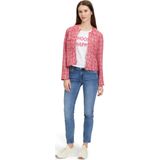 Blazer - Gestreept Katoen - Normale Pasvorm - Lange Mouwen