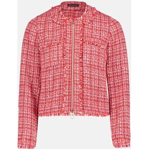 Blazer - Gestreept Katoen - Normale Pasvorm - Lange Mouwen