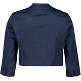 Betty en Co Blazer Blauw - Effen - V-hals - Bolero 3/4 Arm