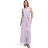 Betty & Co - Jumpsuit - Paars - Mouwloos - Dames - Leer