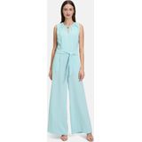 Betty & Co - Jumpsuit - Blauw - Mouwloos - Leer