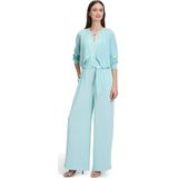 Betty & Co - Jumpsuit - Blauw - Mouwloos - Leer