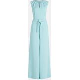 Betty & Co - Jumpsuit - Blauw - Mouwloos - Leer