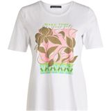 Betty Barclay Kurzarmshirt Betty Barclay Basic Shirt mit Placement (1-tlg) Glitzersteine