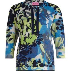 Betty Barclay Strickpullover Betty Barclay Feinstrickpullover mit Leoprint (1-tlg) Druck