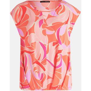 Betty Barclay Kurzarmshirt Betty Barclay Blusenshirt mit Gummizug (1-tlg) Material