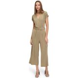 Betty Barclay - Tropische Jumpsuit - Groen - Dames - Leer met Zakken