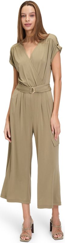 Betty Barclay - Tropische Jumpsuit - Groen - Dames - Leer met Zakken