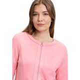 Betty Barclay - Blazerjas - Roze - Veloursleer - Ritssluiting