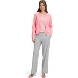 Betty Barclay - Blazerjas - Roze - Veloursleer - Ritssluiting