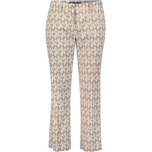 Betty Barclay, Broeken, Dames, Veelkleurig, XL, Relaxed Fit Businessbroek met Grafische Print
