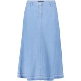Betty Barclay Midirock Betty Barclay Jeansrock mit offenem Saum Form