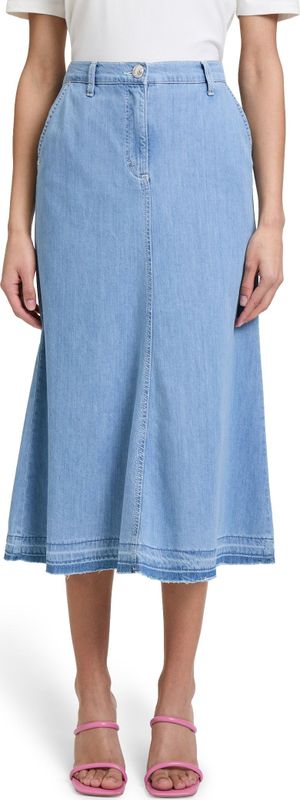 Betty Barclay - Uitlopende Denim Rok - Blauw - Dames