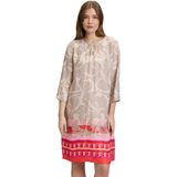 Betty Barclay - Tropische Maxi Zomerjurk - Veelkleurig - Linnen