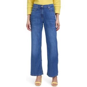 Betty Barclay - Flared Jeans - Jeans - Blauw - Katoenmix