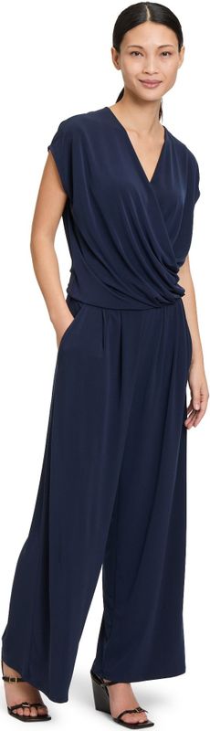 Vera Mont - Jumpsuit - Blauw - Mouwloos - V-hals