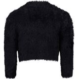 Vera Mont - Bolero - Zwart - Gebreid - 3/4 Mouwen - V-hals met Franjes