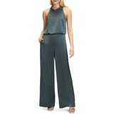 Jumpsuit - Effen - Mouwloos - Rug Rits - Ritssluiting